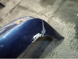 Бампер передній е34 синій