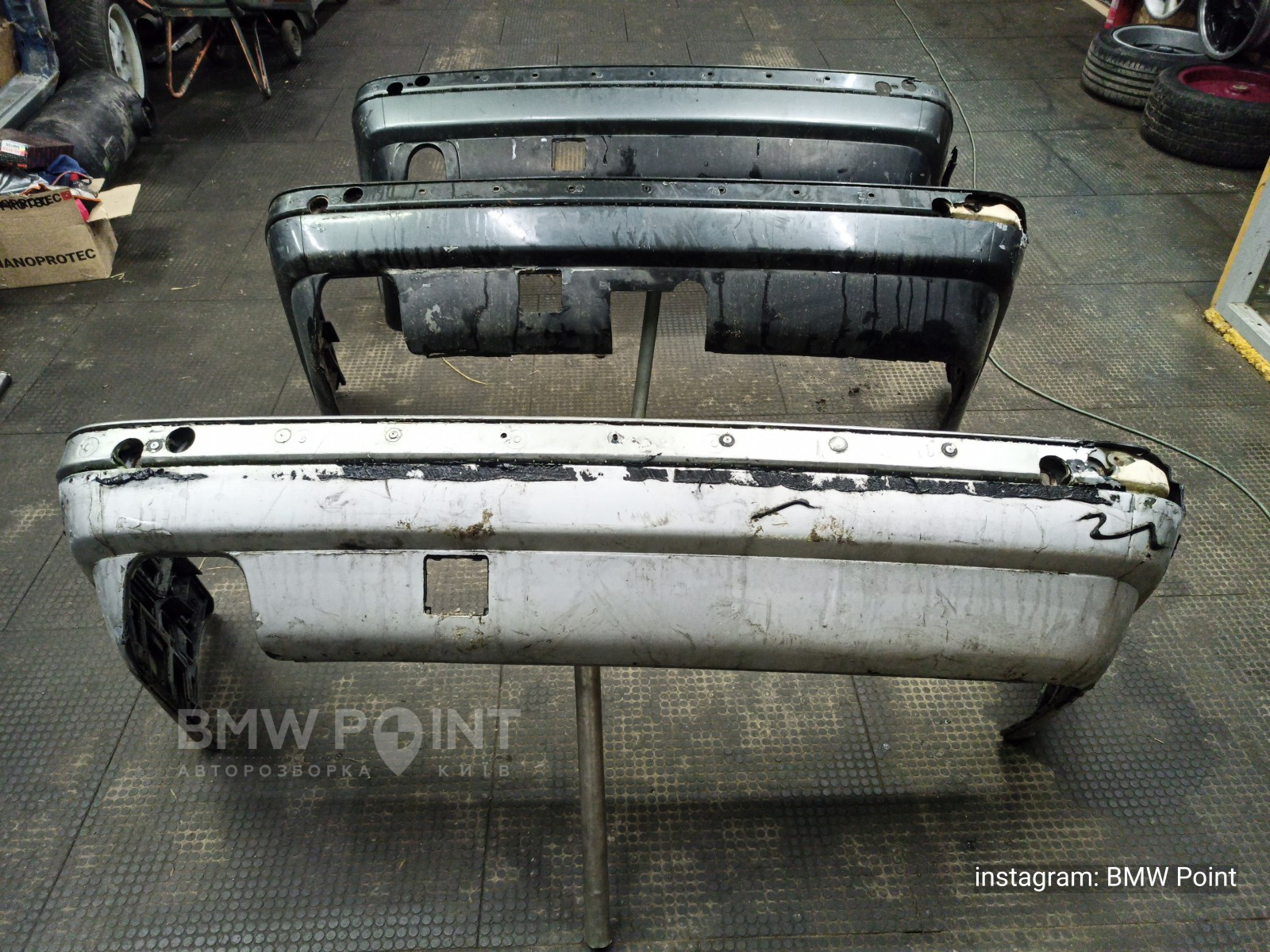Бампер задній е34 під ремонт