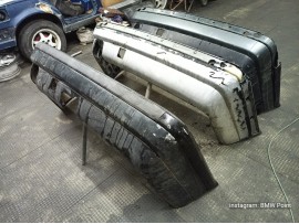 Бампер задній е34 під ремонт