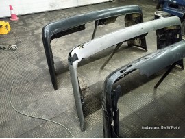 Бампер задній е34 під ремонт