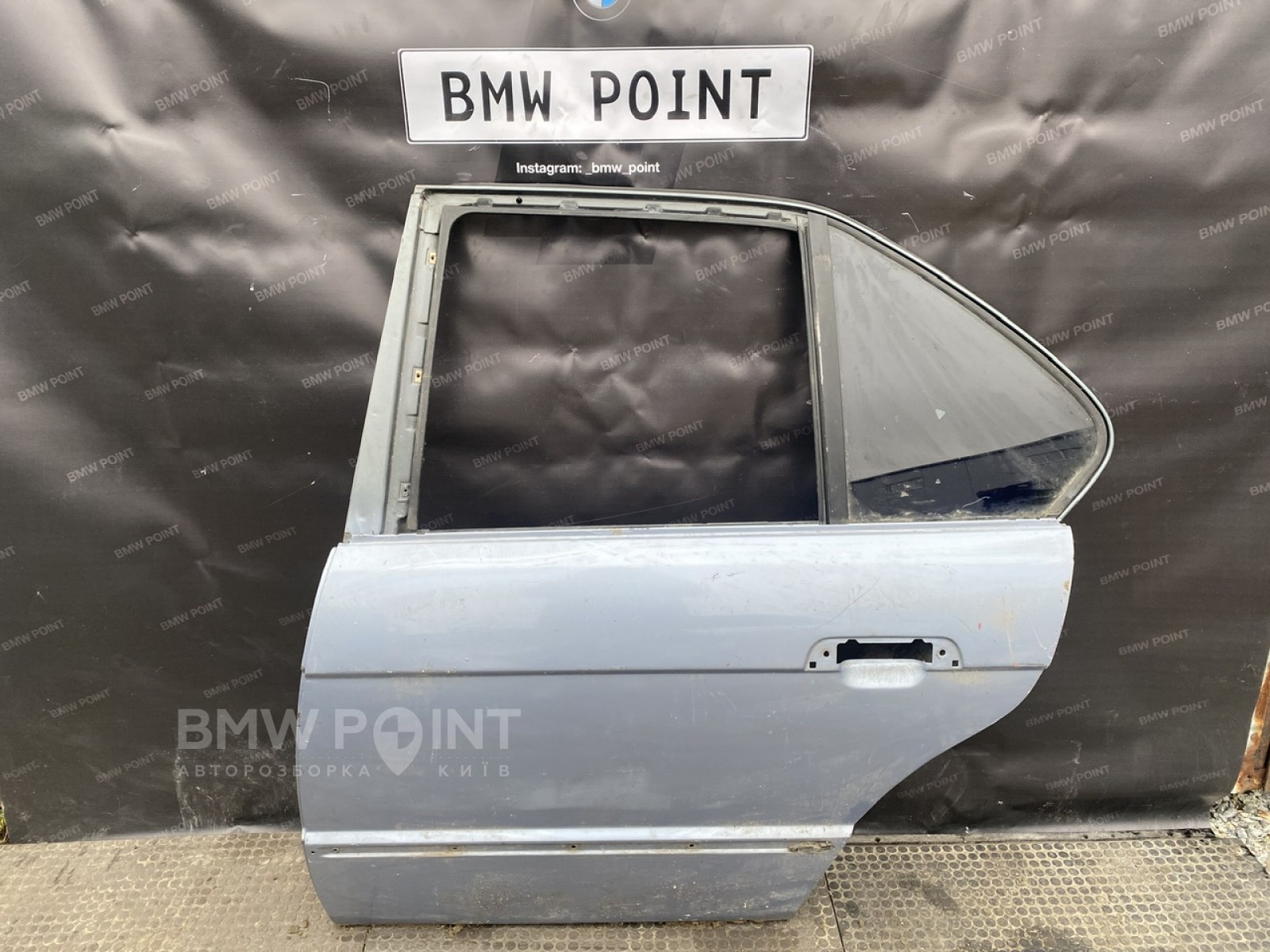 Двері BMW E34 задня ліва седан дорестайл