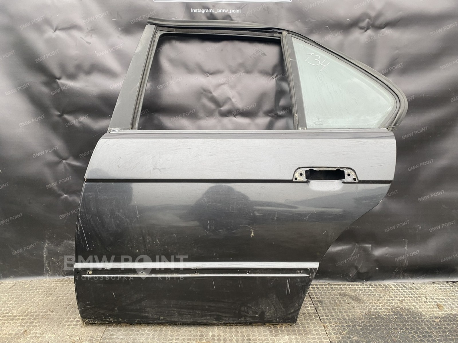 Двері BMW E34 задня ліва седан рестайл