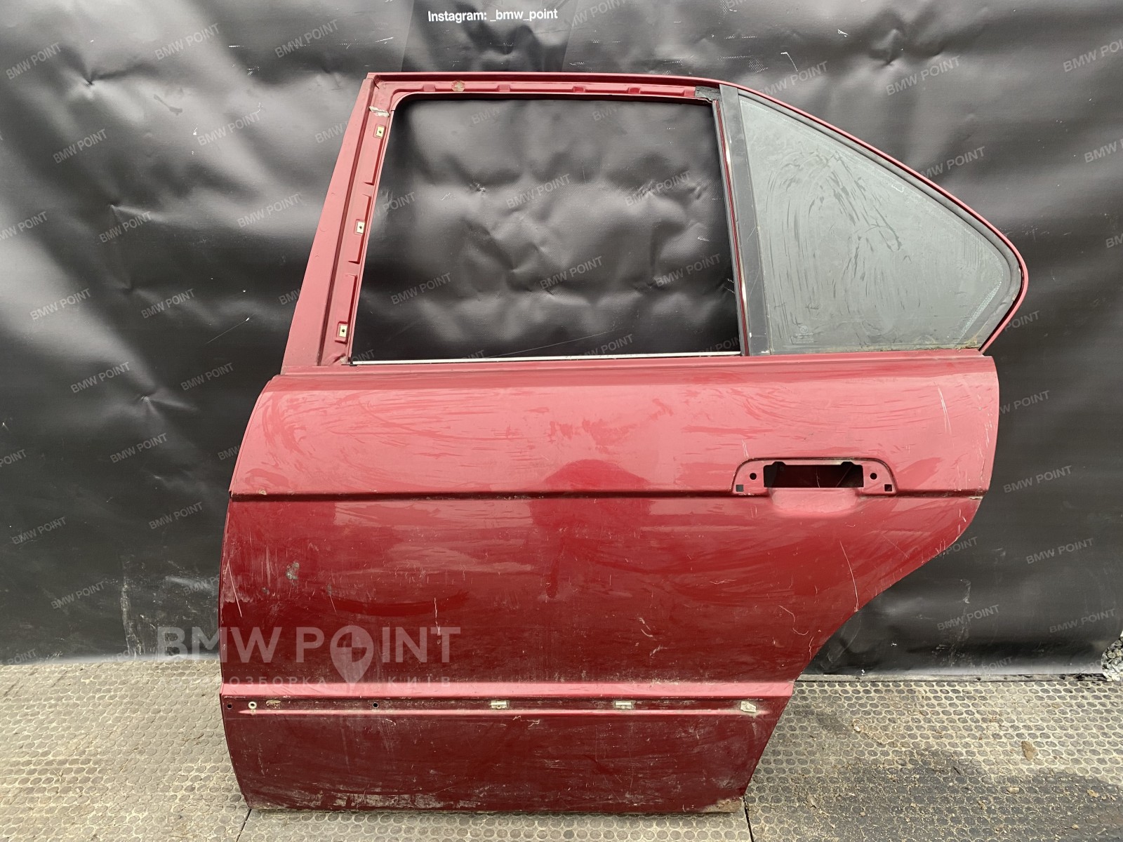 Двері BMW E34 задня ліва седан рестайл