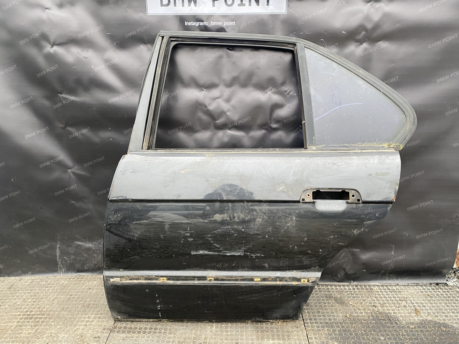 Двері BMW E34 задня ліва седан рестайл