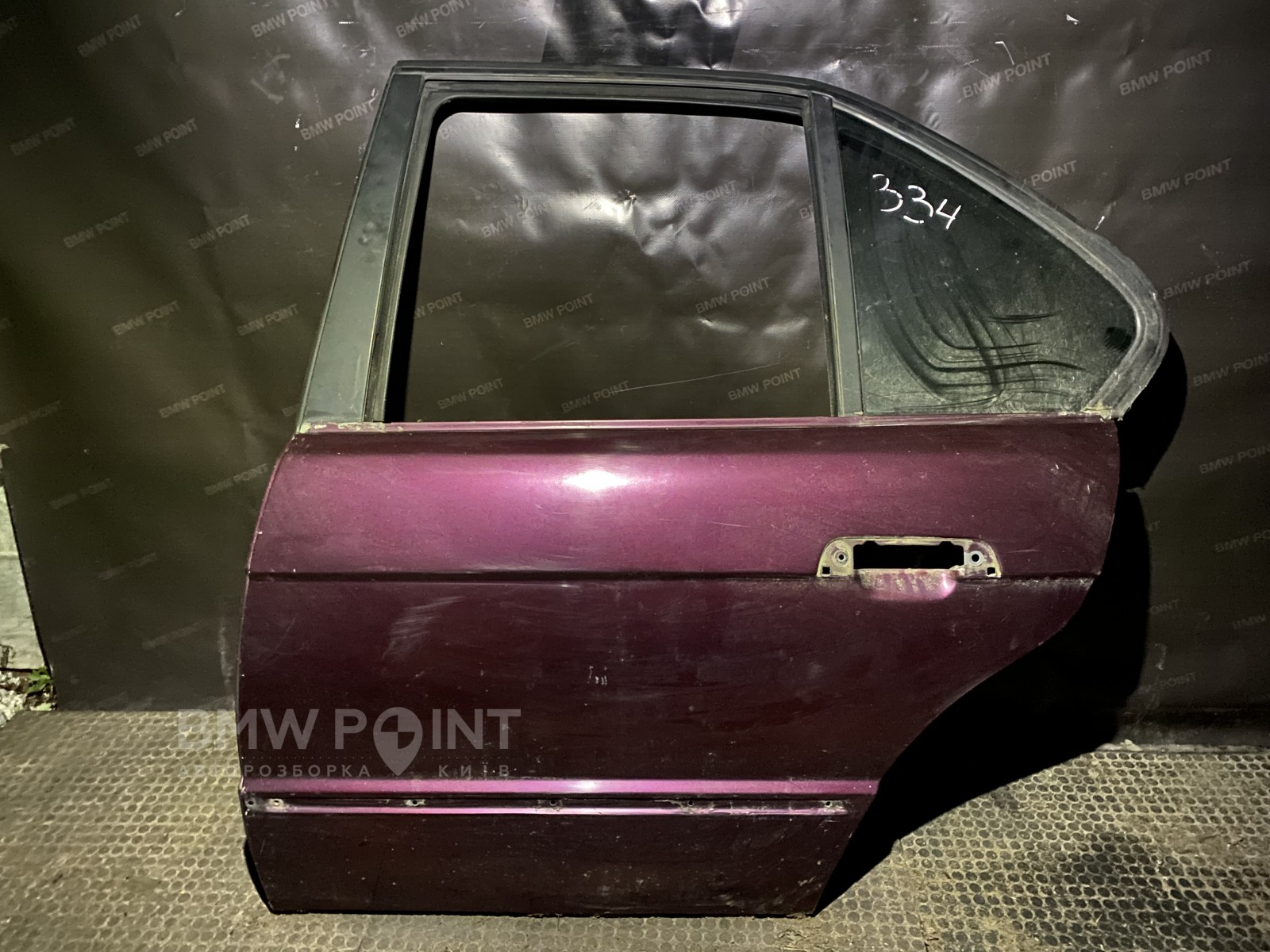Двері BMW E34 задня ліва седан рестайл