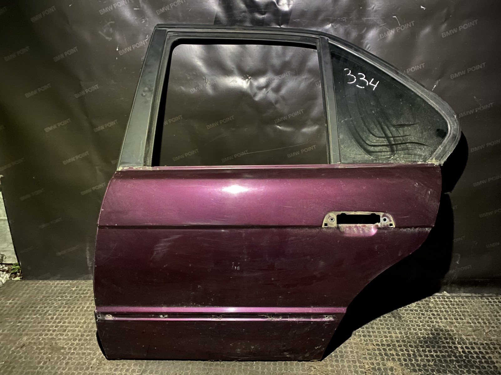 Двері BMW E34 задня ліва седан рестайл