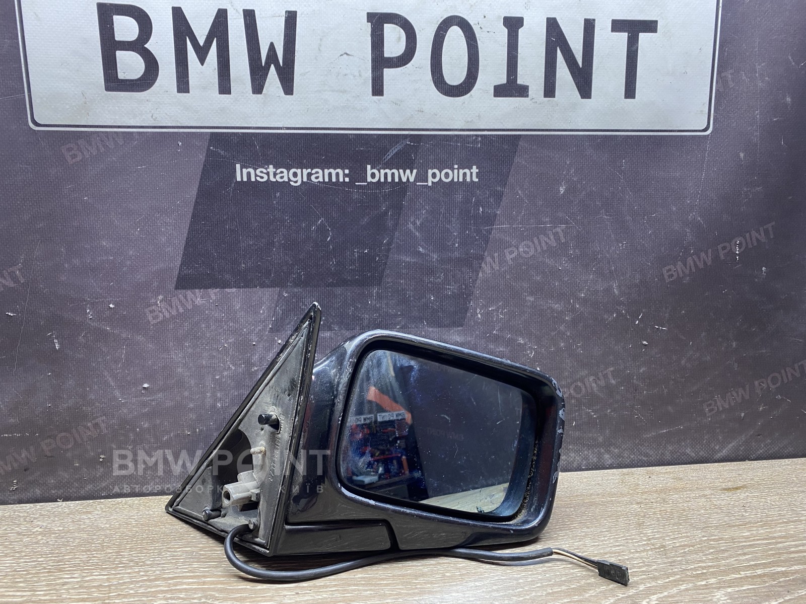 Дзеркало заднього виду бічне BMW E34 праве дорестайл