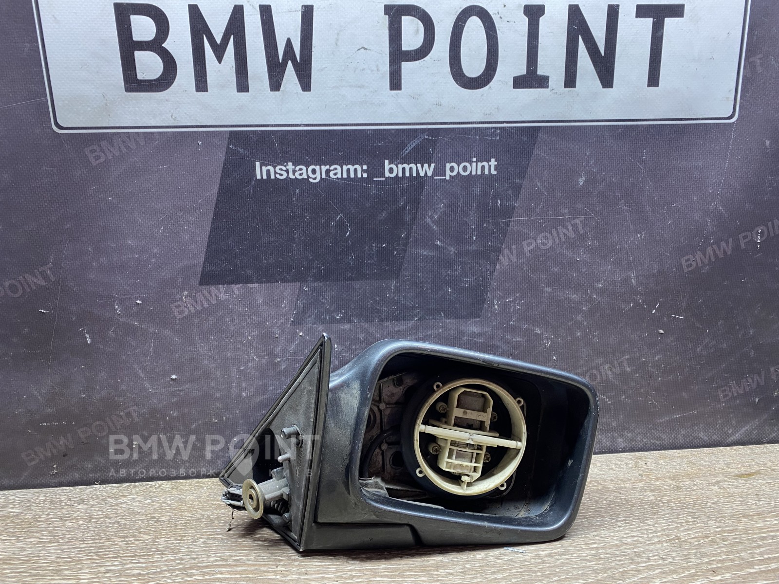 Дзеркало заднього виду бічне BMW E34 праве дорестайл