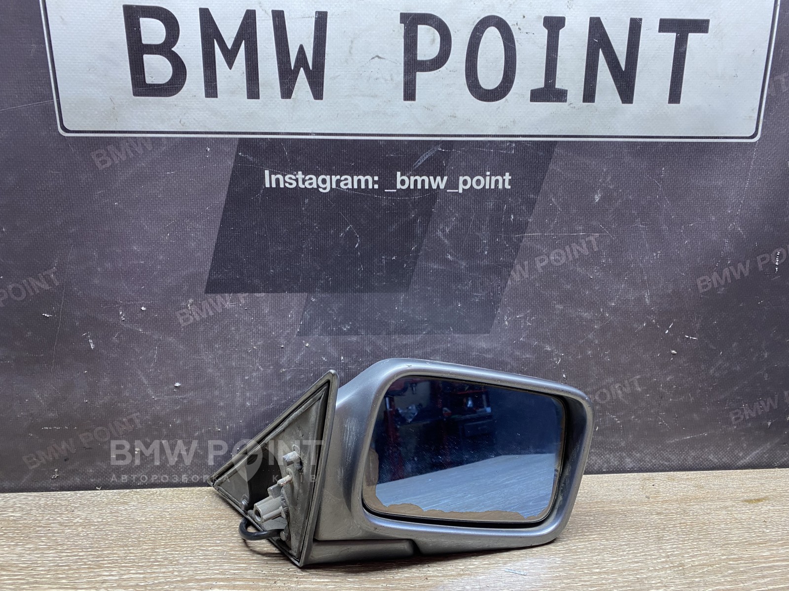 Дзеркало заднього виду бічне BMW E34 праве дорестайл