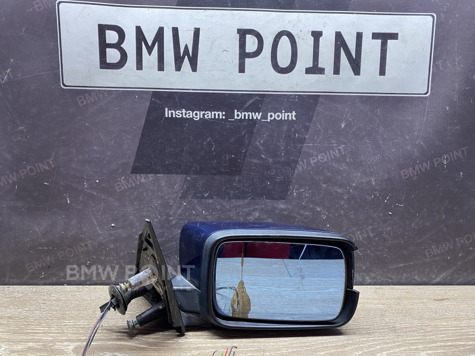 Дзеркало заднього виду бічне BMW E39 праве 5 пін