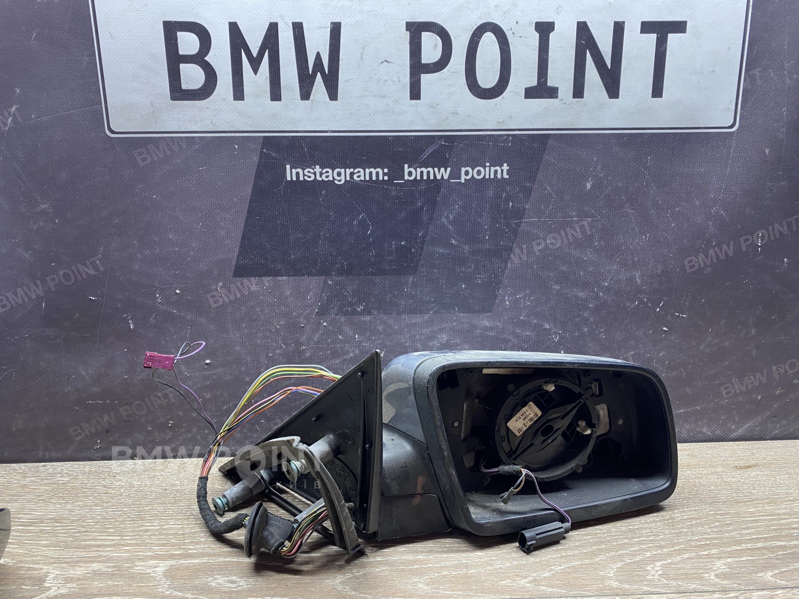 Дзеркало заднього виду бічне BMW E60/61праве 10 пін