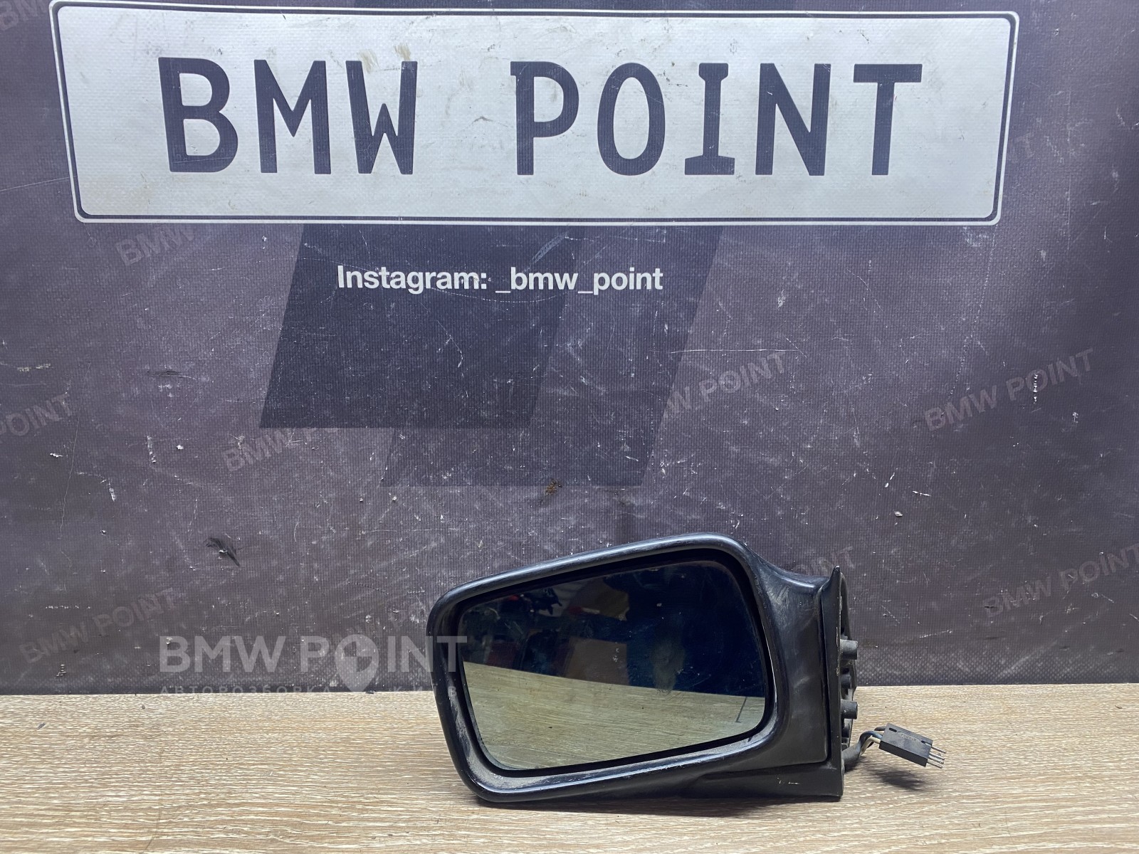 Дзеркало заднього виду бічне BMW E30 ліве купе