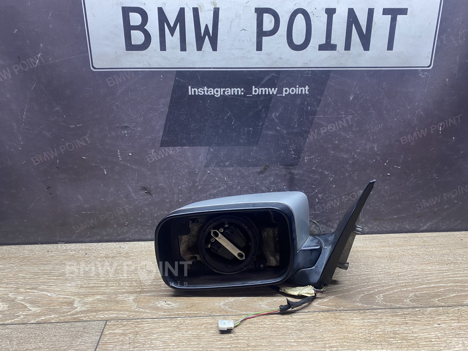 Дзеркало заднього виду бічне BMW E46 ліве 3 піна