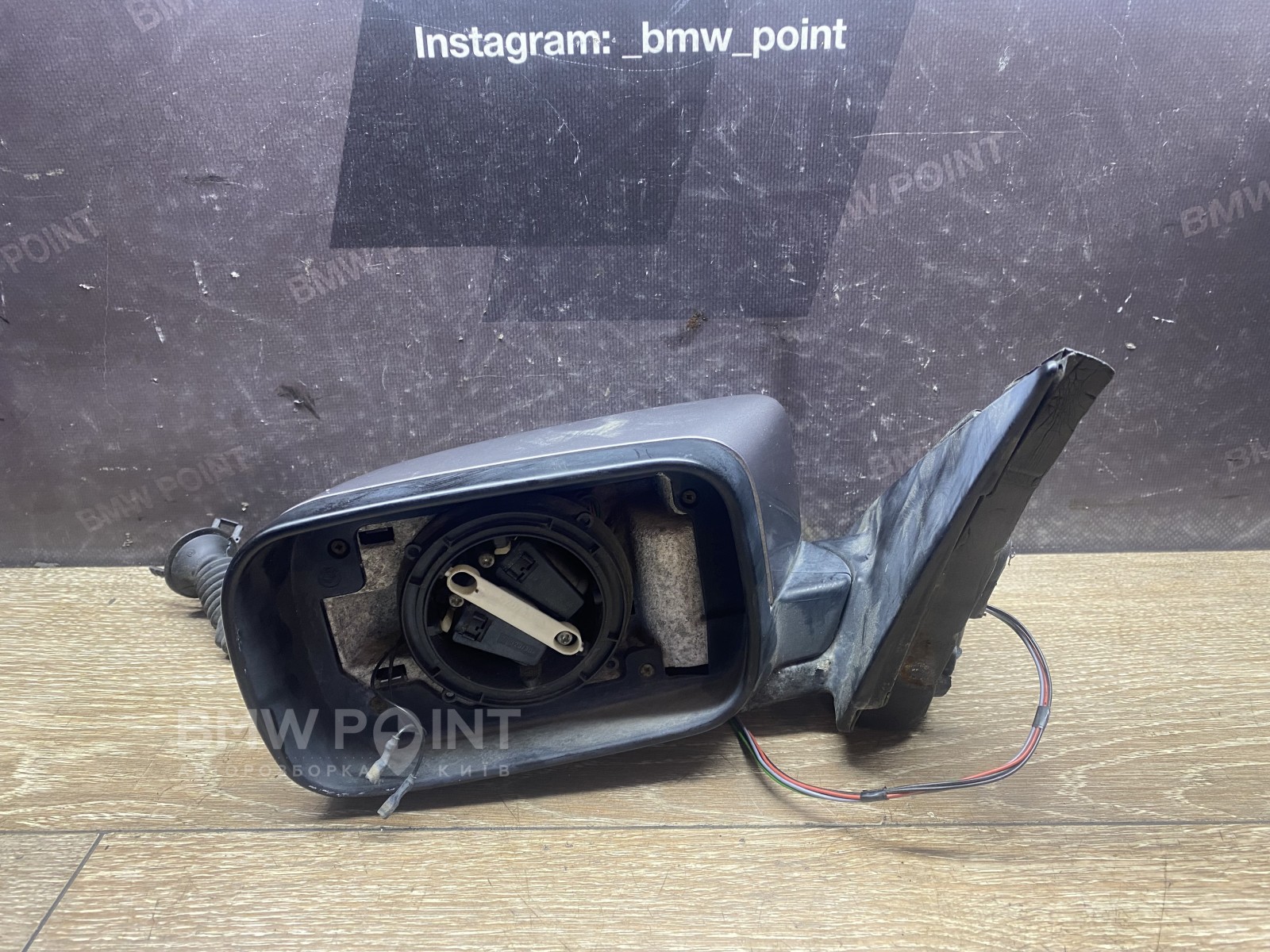 Дзеркало заднього виду бічне BMW E39 ліве 5 пін