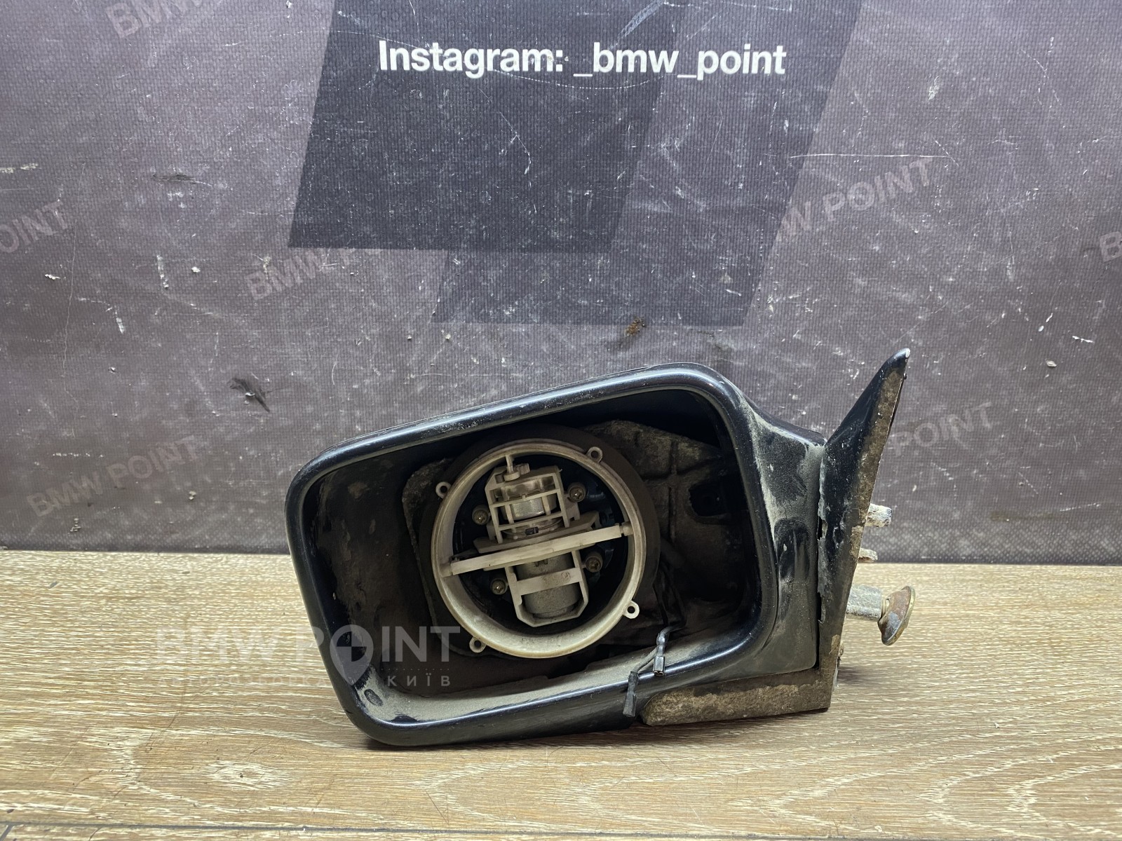 Дзеркало заднього виду бічне BMW E34 ліве дорестайл