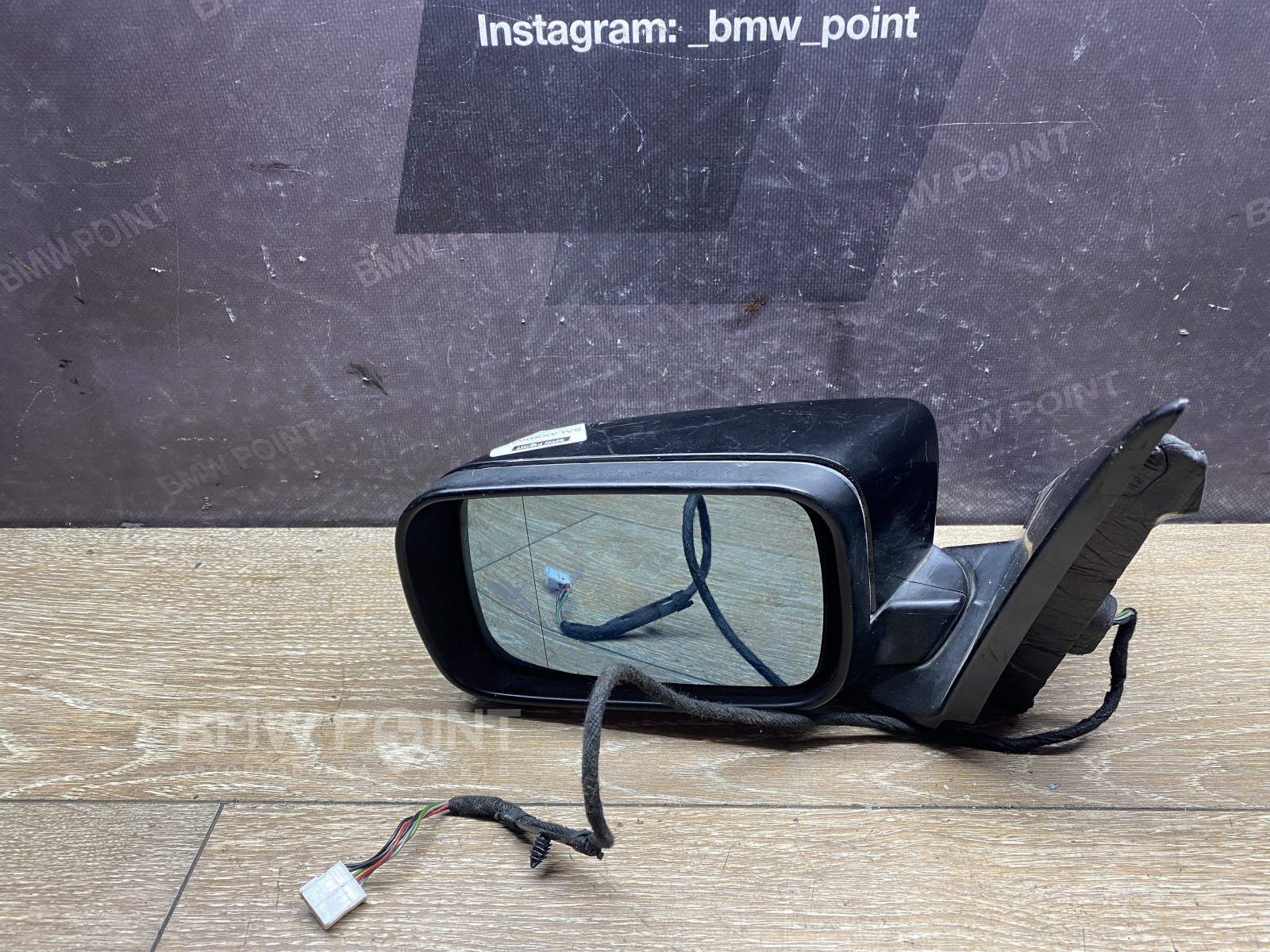 Дзеркало заднього виду бічне BMW E46 ліве 5пін