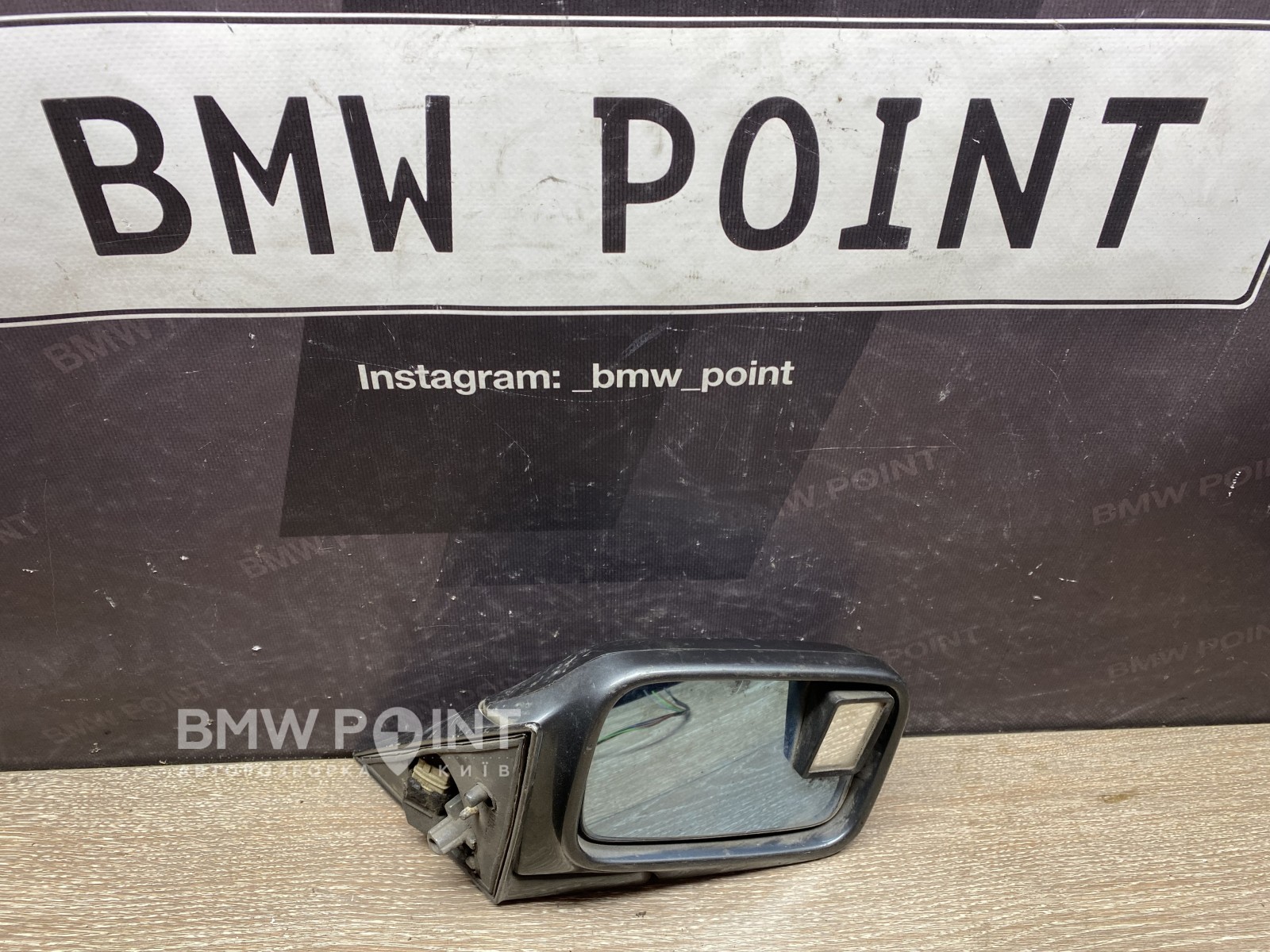 Дзеркало заднього виду бічне BMW E34 праве дорестайлинг