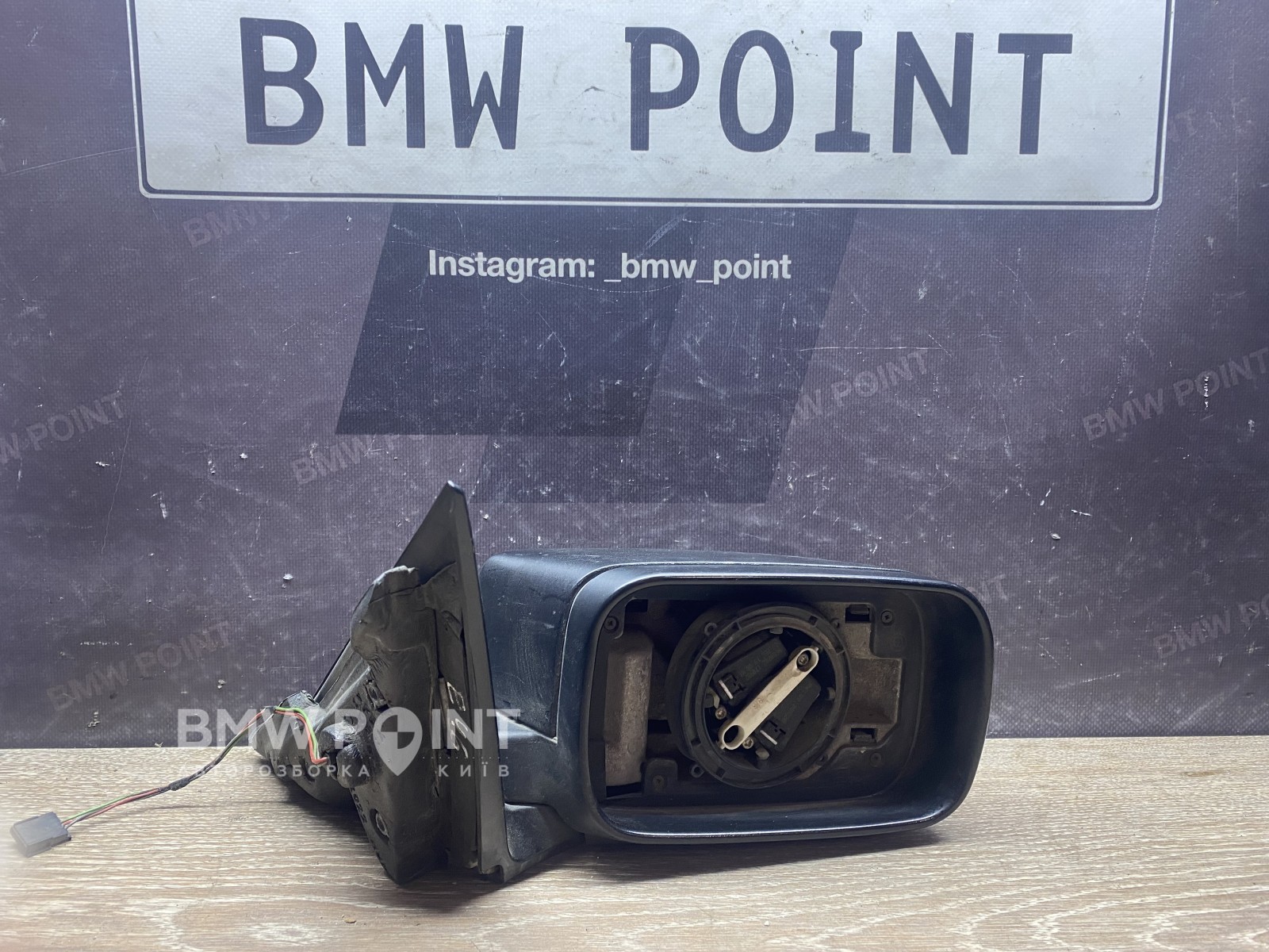 Дзеркало заднього виду бічне BMW E46 праве 3 піна
