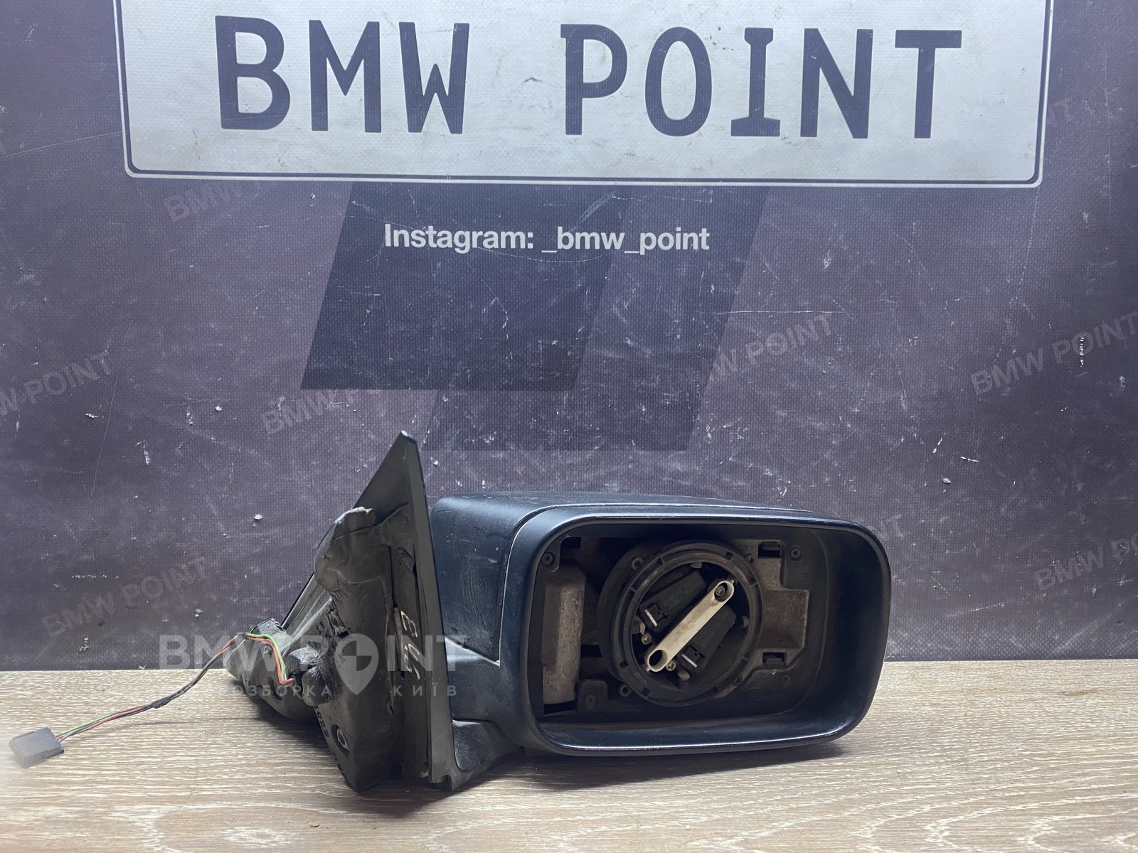 Дзеркало заднього виду бічне BMW E46 праве 3 піна