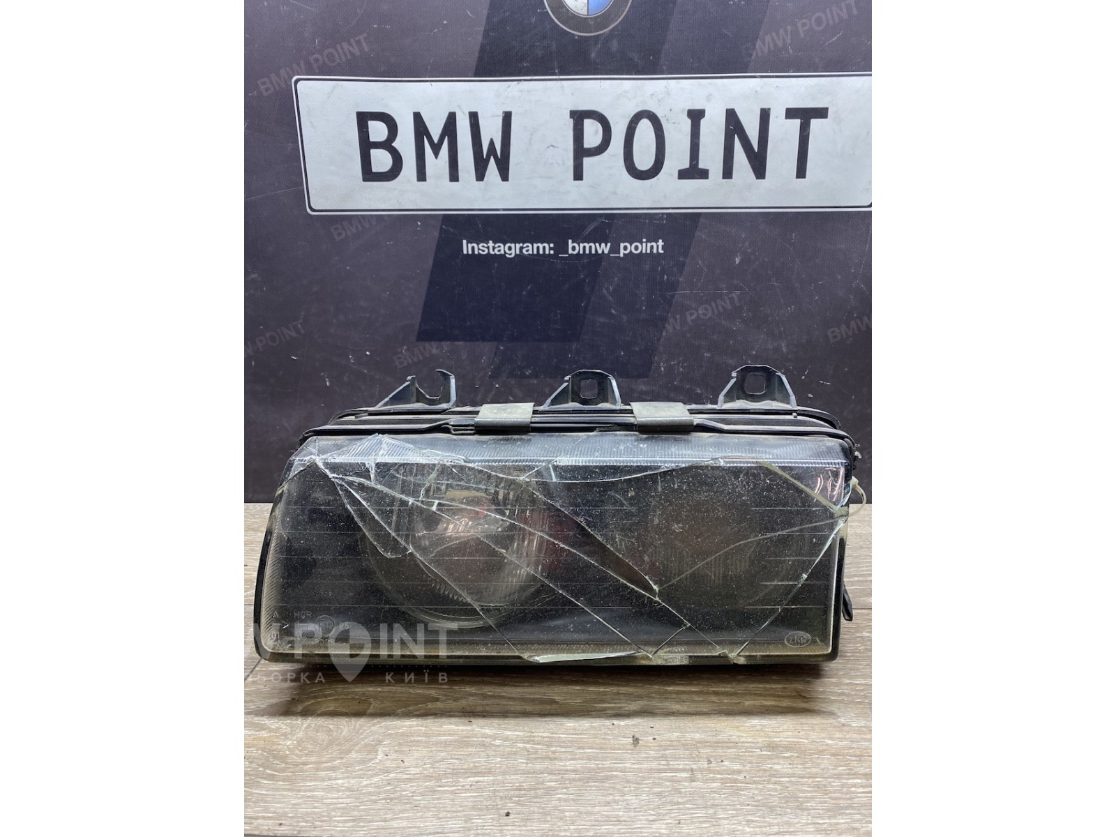 Фара BMW E36 ліва  дорестайл галогенна