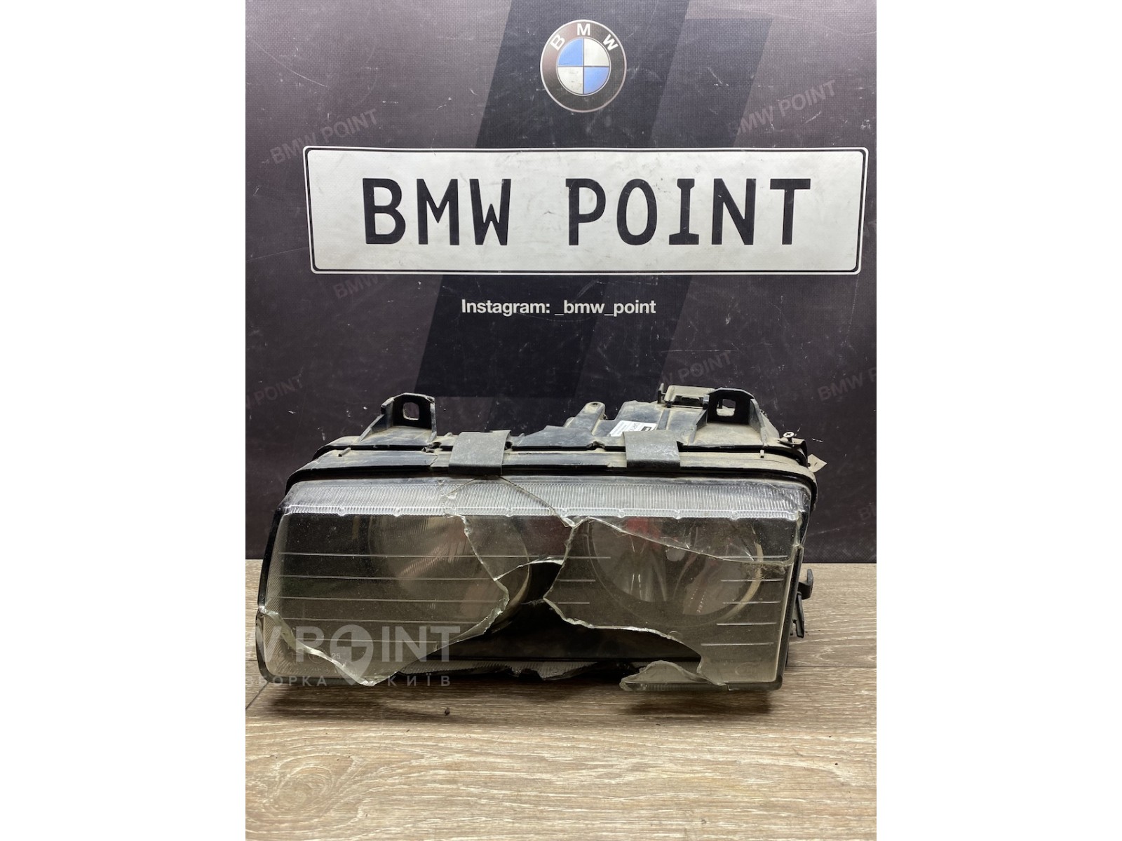 Фара BMW E36 ліва галогенна дорестайл