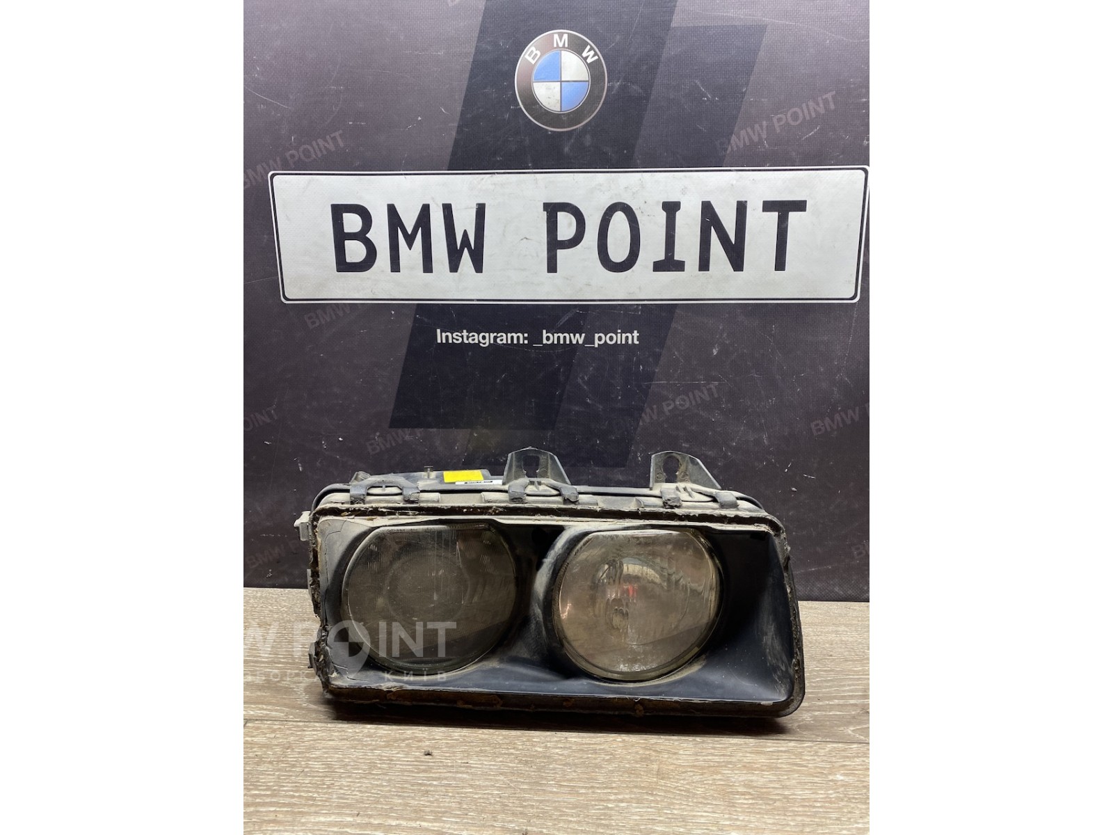 Фара BMW E36 права лінзована рестайл