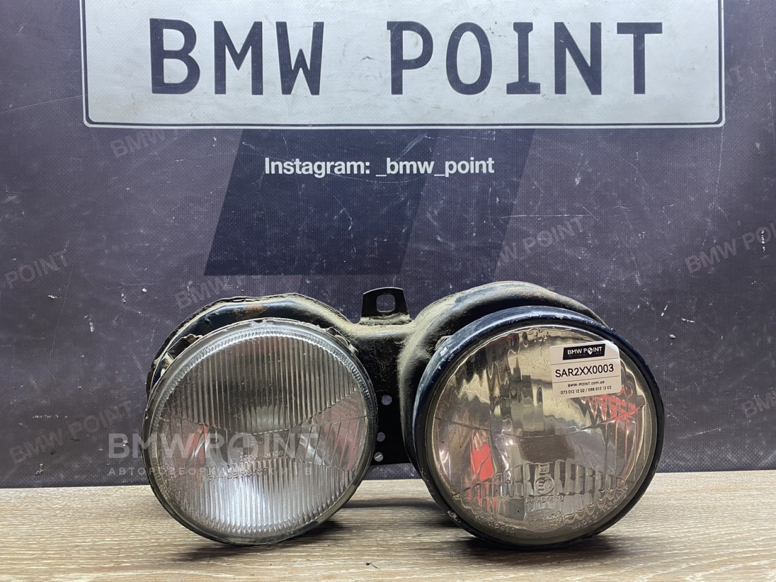 Фара BMW E30 права галогенна перший перехід 