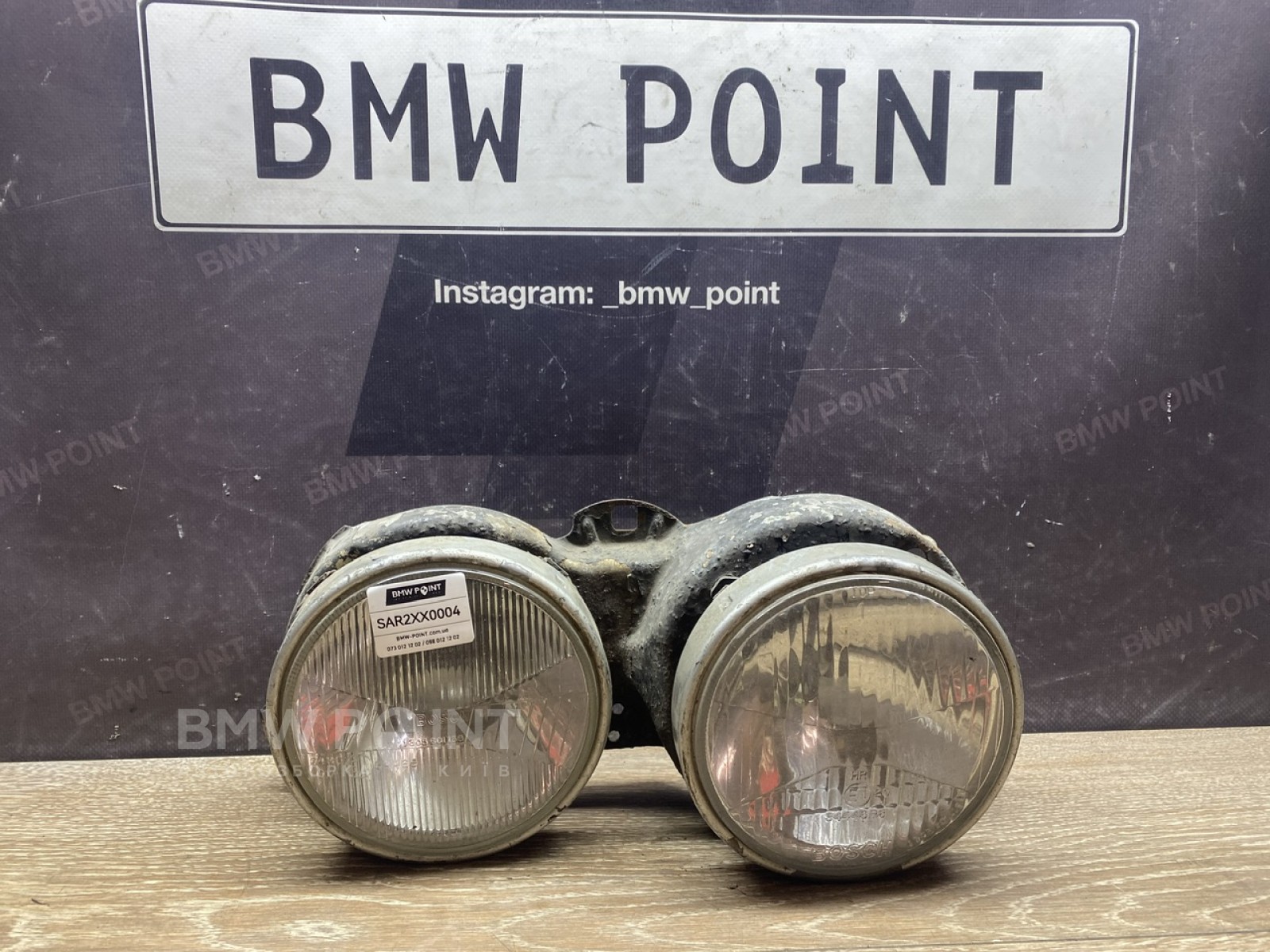 Фара BMW E30 права галогенна перший перехід