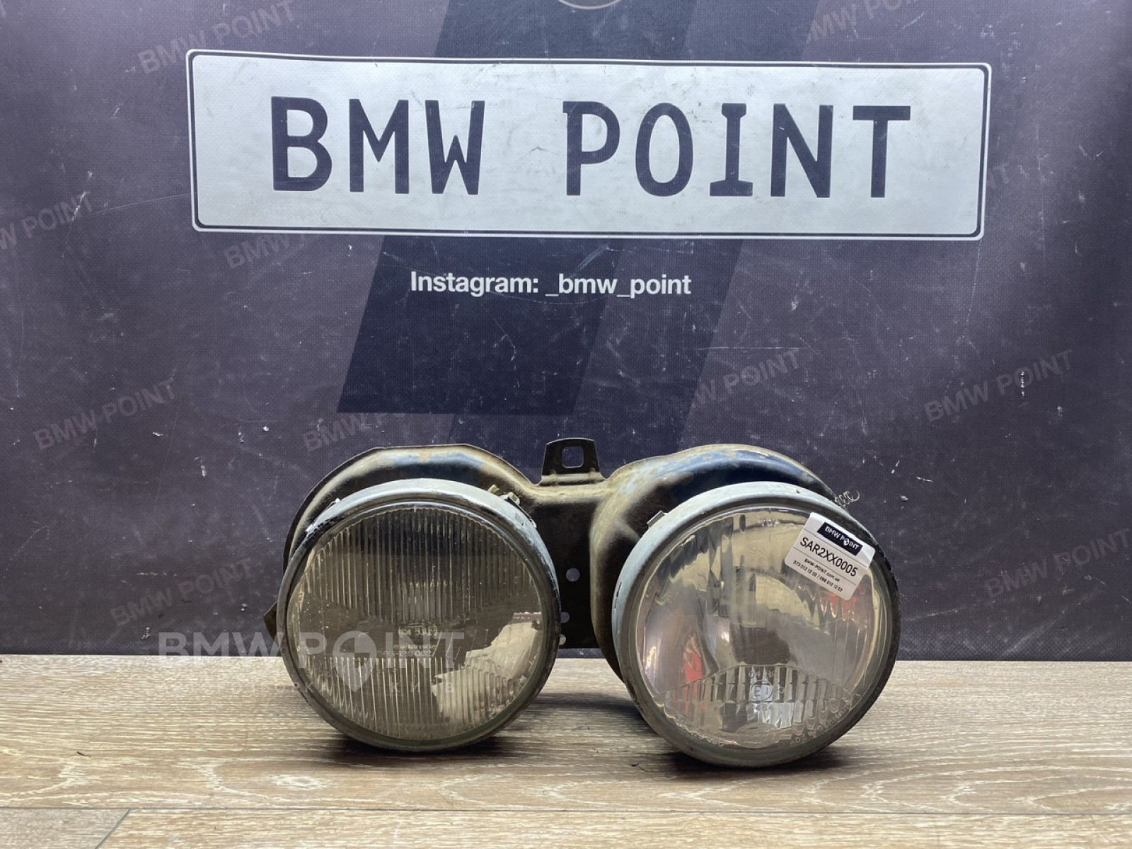 Фара BMW E30 права галогенна перший перехід