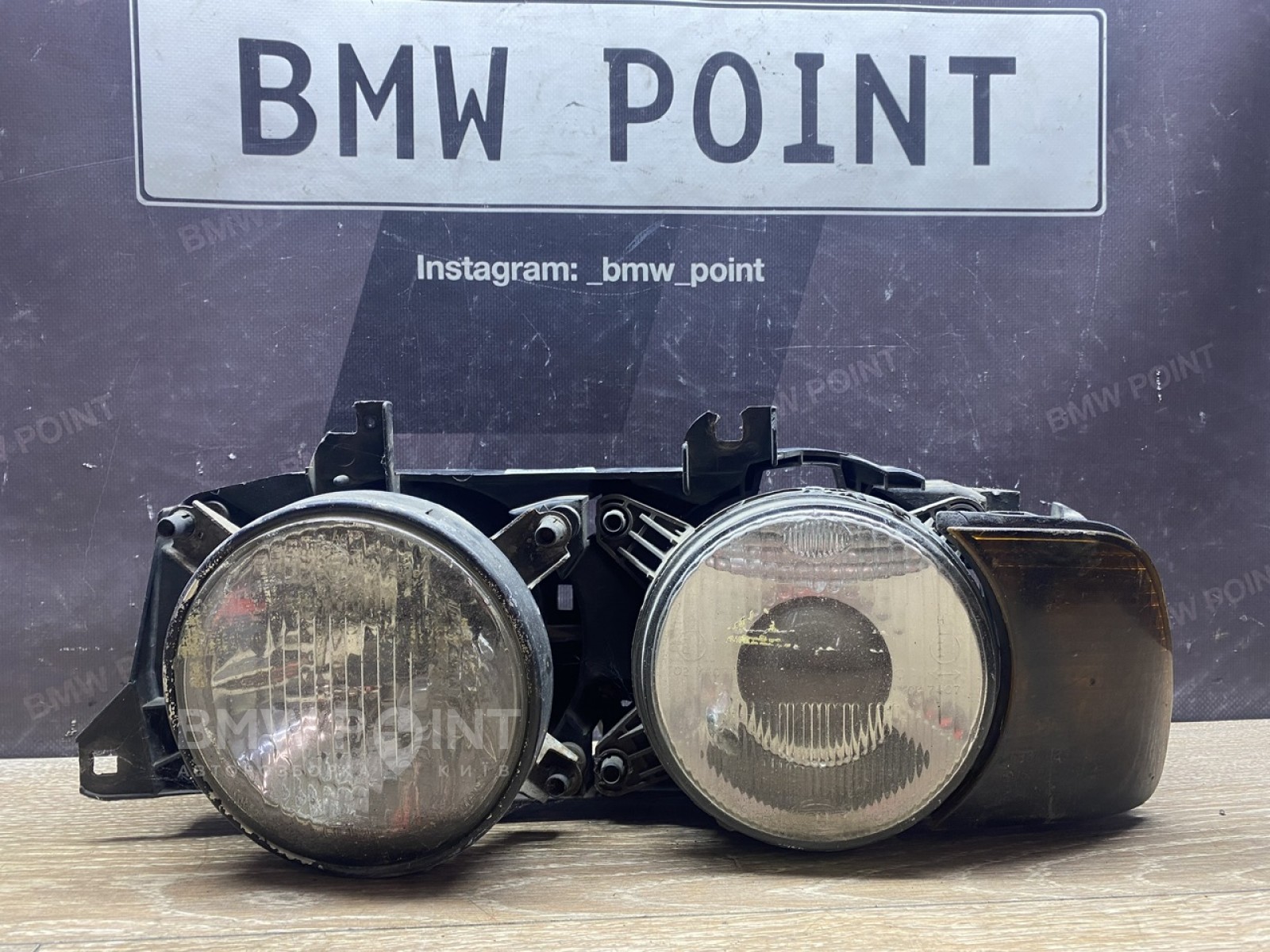 Фара BMW E34 ліва галогенна